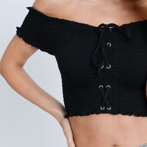 NEWW!! Black off the shoulder top